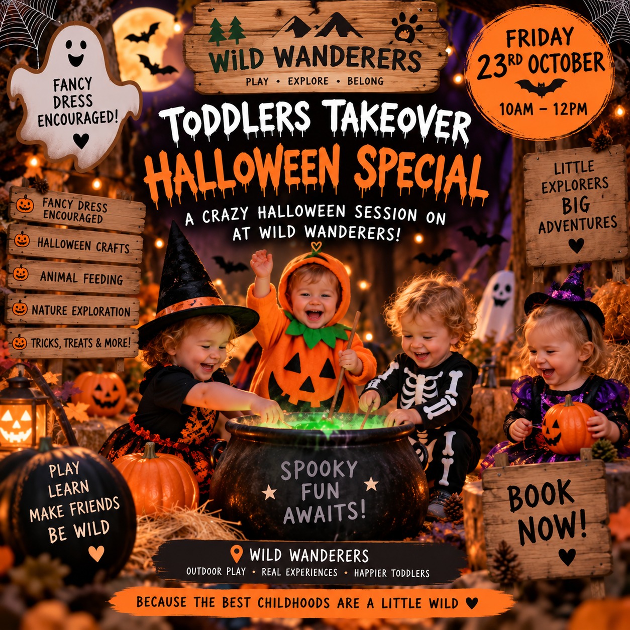 Wild Wanderers Halloween Adventure Email Friendly